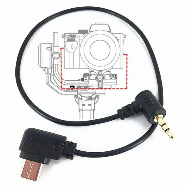 Alt view image 2 of 3 - USB-C to 2.5mm Remote RSS Control Cable for SC RSC2 RS5 RS4 RS3 RS2 -SC XT4 XT3 XT30 RSS-F