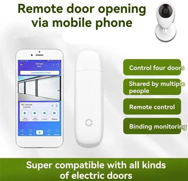 Alt view image 2 of 4 - Rolling Shutter Door Garage Door Electric Door Remote Control APP Door Remote Controller Multi-Frequency Universal