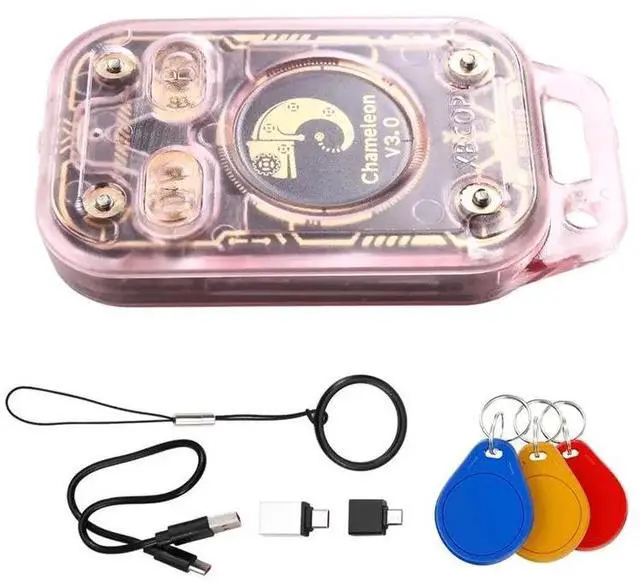 Main image of Chameleon V3.0 Reader Writer RFID Smart Chip Reader+ 3XUID Keychain Smart Card Emulator ID IC 125K 13.56M Tag Copyer Co