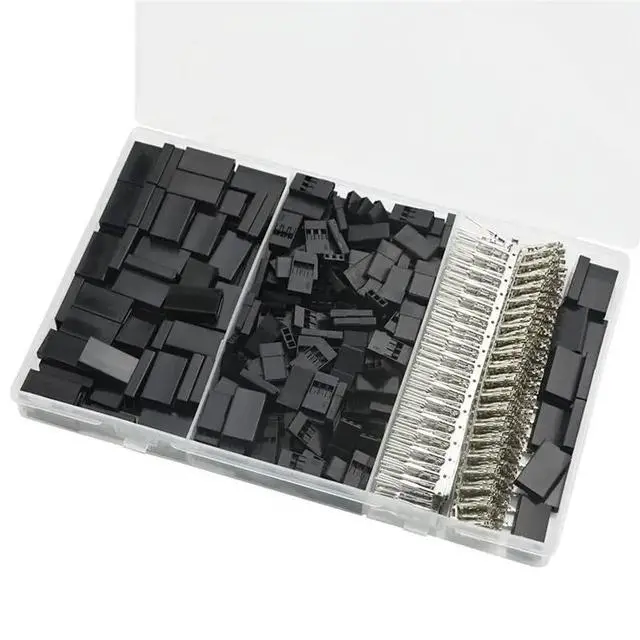 Alt view image 3 of 3 - 900PCS Universal Servo Cable Wire Connector Male Female Crimping Pin Sit For JR Hitec Servo Connector Spacing 2.54Mm