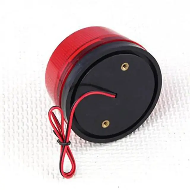 Alt view image 2 of 3 - 5X 12V Alarm Led Flashing Strobe Light For Home Security Alarm System Red