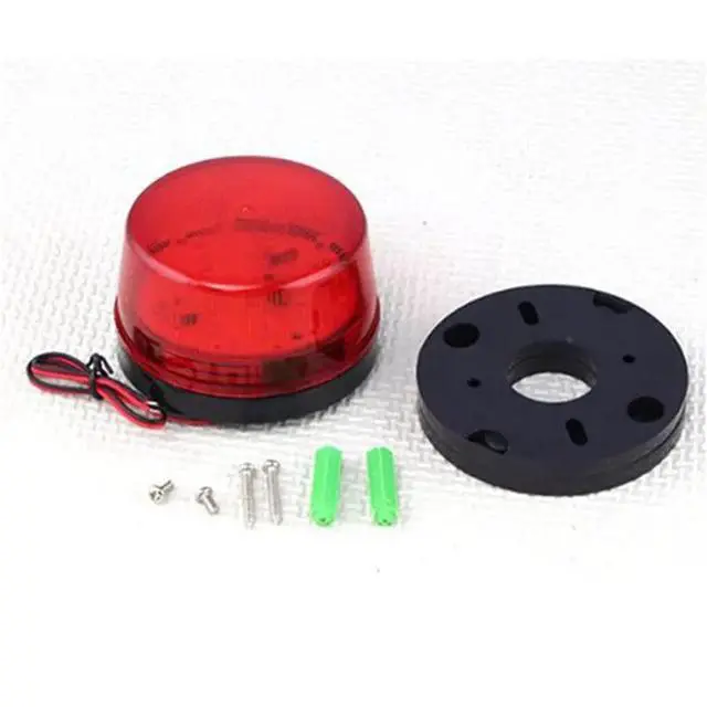 Alt view image 3 of 3 - 5X 12V Alarm Led Flashing Strobe Light For Home Security Alarm System Red