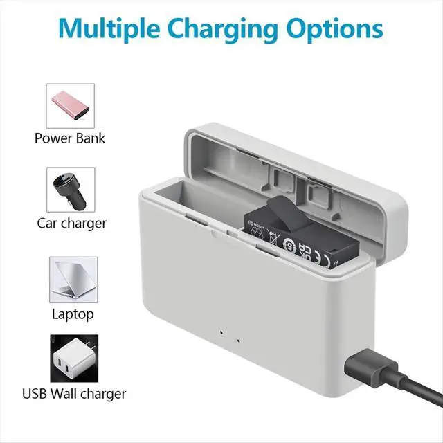 Alt view image 3 of 3 - Charger for Pro 2 Charger Sports Camera Accessories for Pro Storage Case