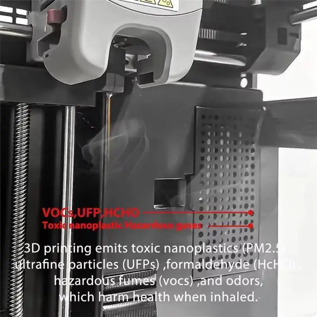 Alt view image 2 of 3 - HEPA & Activated Carbon for AD5X 3D Printer Air Filter Cartridge Replacement Air Purifier Filter for 3D Printer Odor