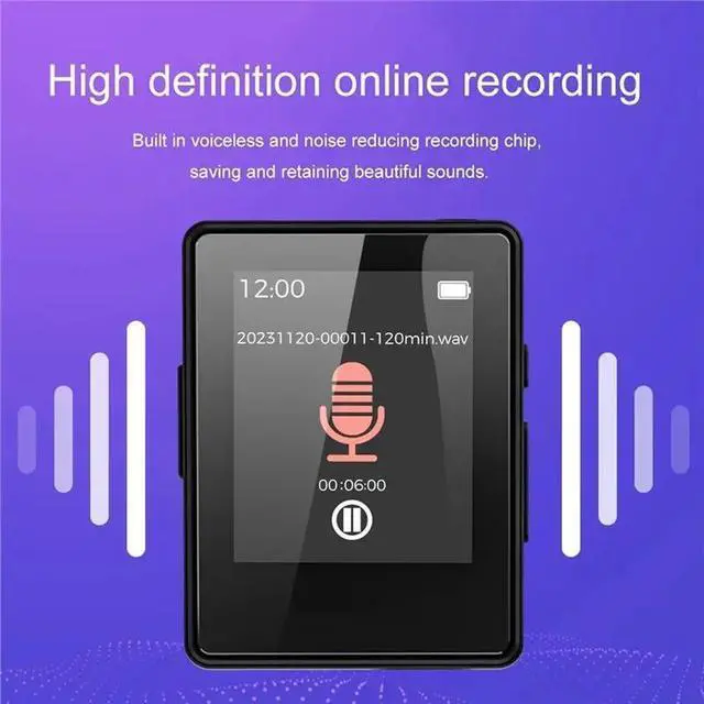 Alt view image 2 of 3 - IDUD Bluetooth5.0 MP3 Player Hifi Sound Sport Walkman Student Walkman 1.8 Inch Screen With FM Radio E-Book 32GB