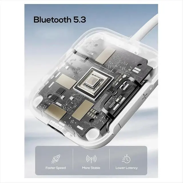 Alt view image 2 of 3 - Bluetooth Audio Transmitter Receiver, Bluetooth Adapter for All 3.5mm Jacks