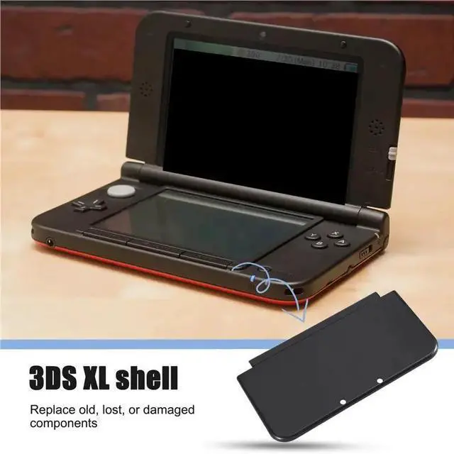 Alt view image 3 of 3 - For 3DS XL Durable Front Back Faceplate Shell Cover Top And Bottom Housing Shell Case Accessories For 3DS XL