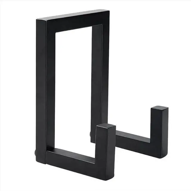 Alt view image 2 of 3 - Record Stand Tabletop Metal Record Vinyl Holder Vinyl Record Storage Album Storage Rack for CD/LP Vinyl Record Supplie