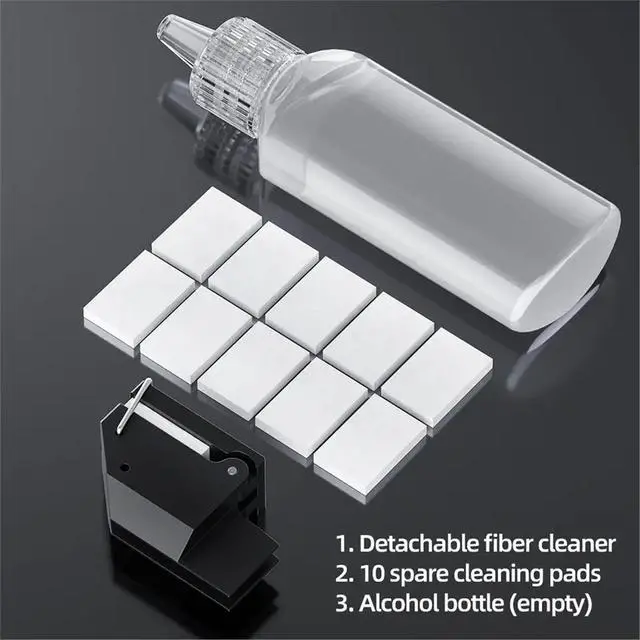 Alt view image 2 of 3 - Plier Accessories, Detachable Fiber Optic Wiping Clip Adapter, Fiber Optic Wiping Tool for Pliers