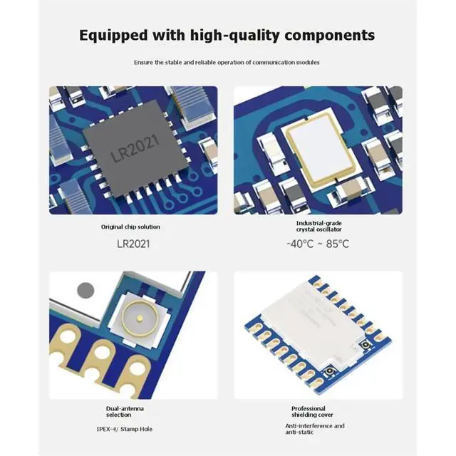 Alt view image 2 of 3 - Core2021 LoRa Module LR2021 Low Power IoT Board for IoT Telemetry Module Core2021-LF-M