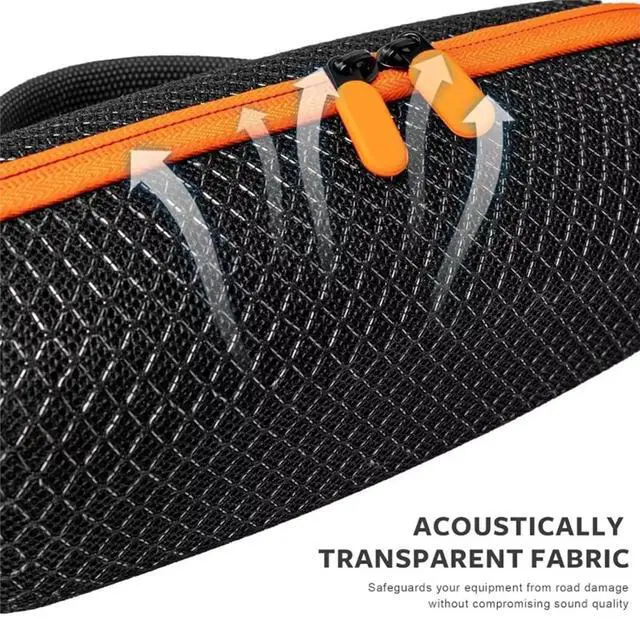 Alt view image 3 of 3 - Hard Outdoors Travel Case for Charge 6 Speaker Transparent Case for Charge6 Speaker Carrying Sound Permeable Bag