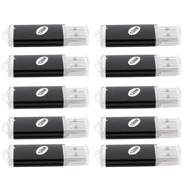 Alt view image 2 of 3 - 10 x USB Memory 2.0 Memory Stick Flash Drive 128MB Gift Black