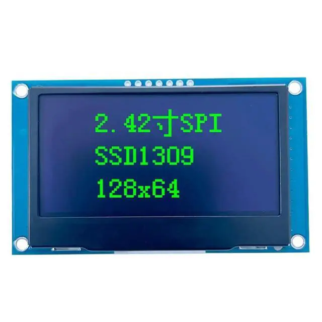 Alt view image 3 of 3 - 2.42-Inch OLED Display Module SSD1309 Driver - 128x64 Resolution, SPI Interface (7-Pin) COG Monochrome Screen