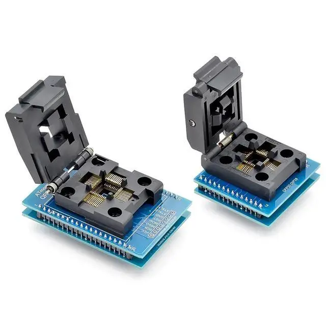 Alt view image 3 of 6 - TQFP32 to DIP28 TQFP44 to DIP40 IC Programmer Adapter Chip Test Socket Burning Seat Integrated Circuits TQFP32 to DIP28