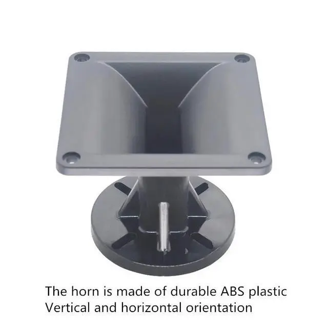 Alt view image 2 of 6 - 2PC DJ Tweeter Speaker Horn 1" Throat 120*120 Car HiFi Piezo Treble For Home Theater Professional Audio Public Address System