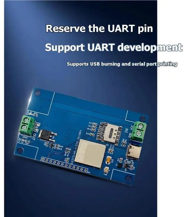 Alt view image 3 of 3 - 4G Networking AIR780E Single-Channel MOS Switch Module Development Board DC5-60V Power Supply
