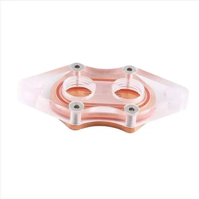 Main image of CPU Water Cooling Block Cooler Acrylic Transparent South Bridge Northbridge Block for Computer CPU Block