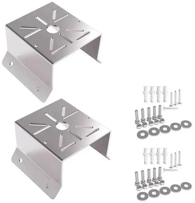 Main image of 2 Pack Universal Corner Mount Bracket For Security Camera, LED Stage Lights And Solar Panels