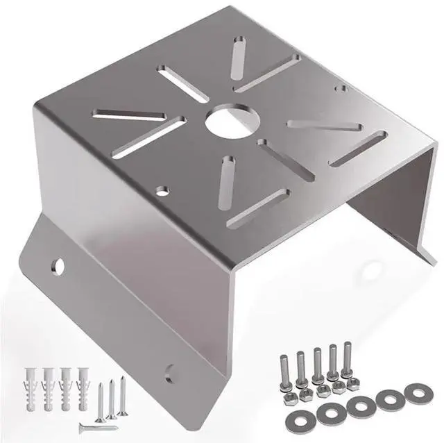Alt view image 3 of 6 - 2 Pack Universal Corner Mount Bracket For Security Camera, LED Stage Lights And Solar Panels