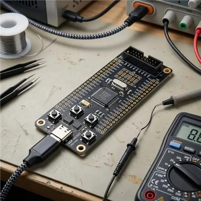 Alt view image 3 of 6 - SDK-HC89S003A, Development Board, Online Simulation, Single Chip Computer Burning