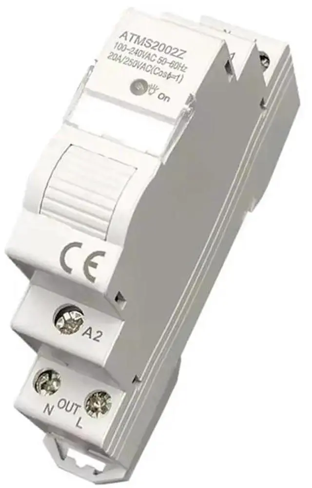 Main image of Tuya Smart Life 20A Relay Switch Zigbee Energy Power Monitor Din Rail Timing Function App Remote Control Work For Alexa Hom