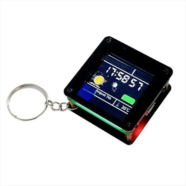 Alt view image 2 of 3 - C3 Mini Development Board with 1.44 Inch LCD Display ST7735, LVGL Compatible, SPI Interface TV Pendant Design
