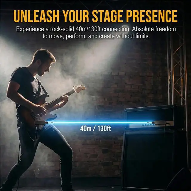 Main image of 2.4GGuitar Transmitter and Receiver Built-in Rechargeable Transmitter and Receiver for Electric Guitars/Basse