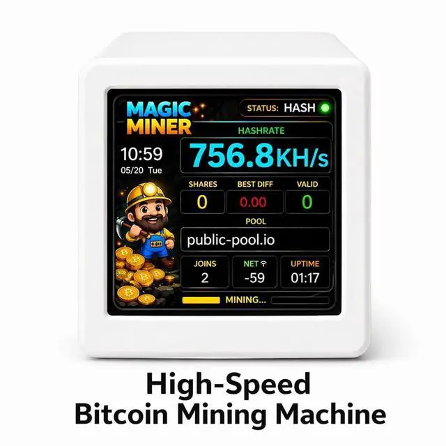 Alt view image 2 of 3 - Mini High-Speed Cryptocurrency Mining Equipment with , Monitoring, USB Real-Time Hashrate Displa