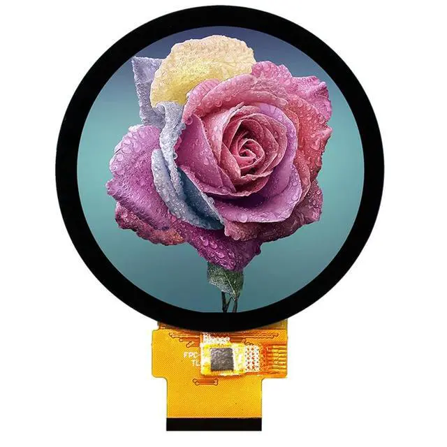 Alt view image 2 of 3 - 2.1" TFT LCD Touchscreen Module for Smart Home Round Screen Display ST7701S IC 40 Pin SPI Interface 480x480 3SPI 18 RGB