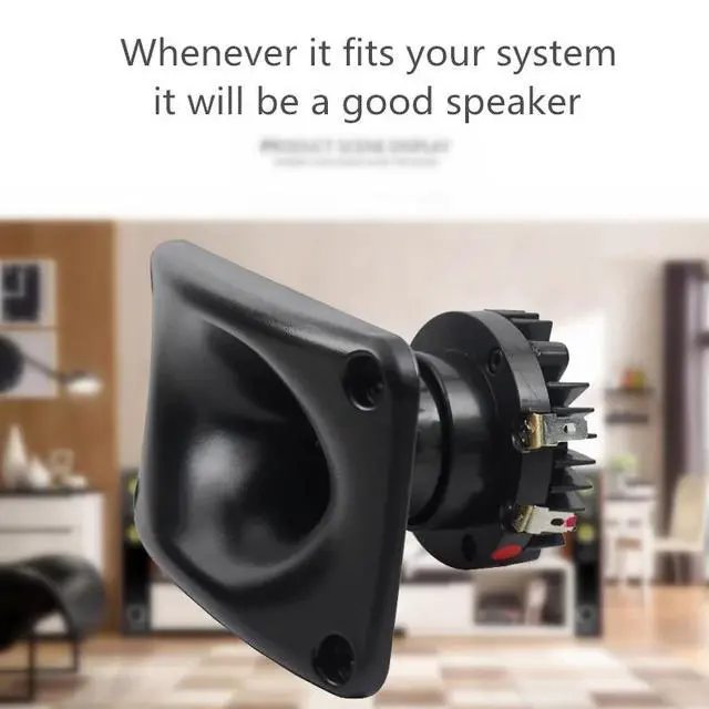 Alt view image 3 of 6 - 1PC Speaker Horn Tweeter 25mm Voice Coil Diaphragm Treble HiFi Accessories For Professional DJ Mixer Audio Home Theater Studio