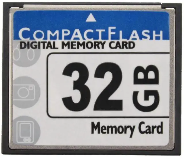 Alt view image 2 of 6 - Professional 32GB Compact Flash Memory Card(White&Blue)