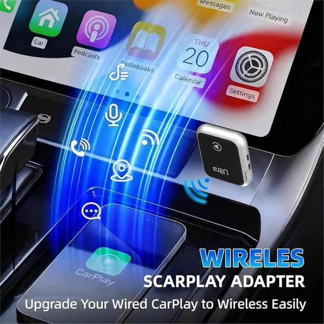 Alt view image 3 of 3 - CarPlay Adapter,Mini USB Design for Cars with Wired CarPlay,Plug and Play,Fast and Stable Connection for
