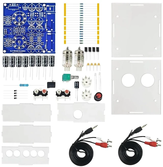 Alt view image 2 of 6 - DIY Electronic Kit for Adults Biliary Electronic Tube Diy Kit Power Preamplifier Board Welding Parts Assembly Components
