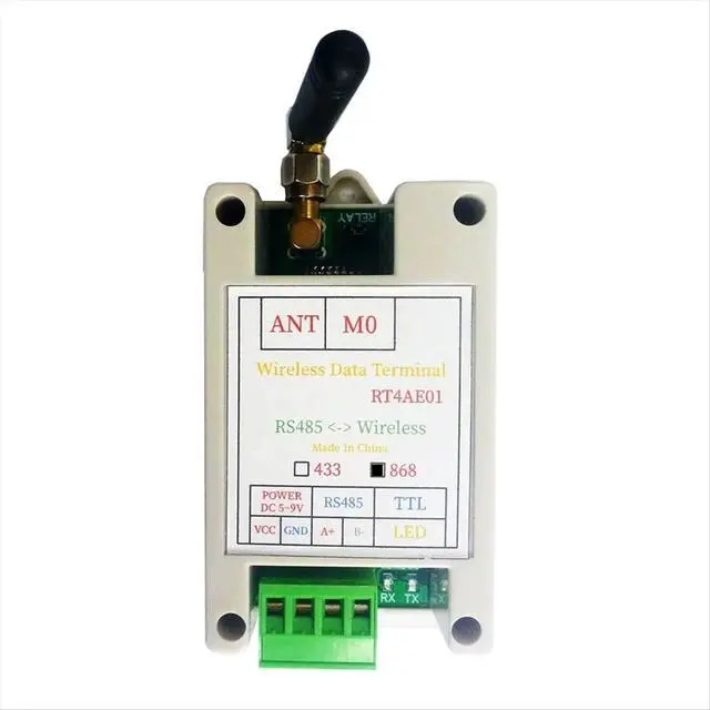 Alt view image 3 of 3 - RT4AE01 868M Serial Data Long-Distance Transmission Module for PLC Relay Meter Reading Sensor