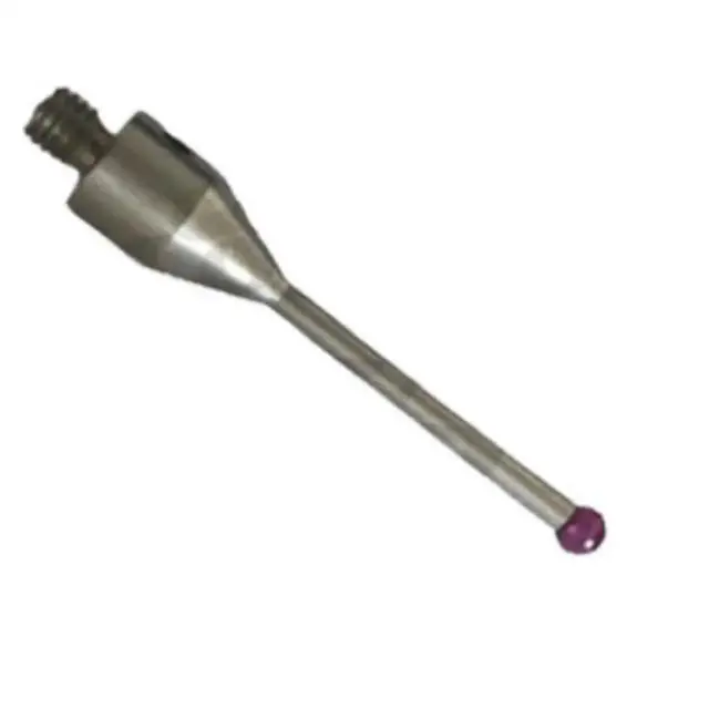 Alt view image 2 of 3 - CMM Touch Probe Stylus 3mm Ruby Ball Tips Thread Stem 50mm Long A-5003-3680