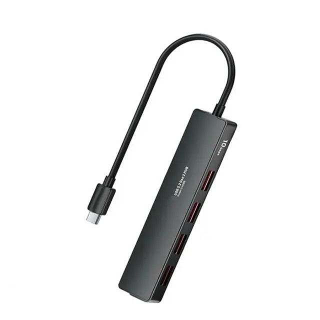 Alt view image 3 of 3 - USB 3.2 Gen2 Hub 4 Port 10gbps Typec Power Port Multi Interface Expander for Laptop Desktop Accessories