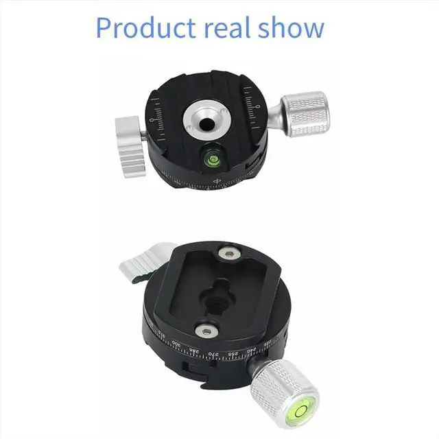 Main image of 360 Degree Rotating Panorama Clamp DSLR Camera Quick Mount Adapter Quick Release Plate for Point Cameras