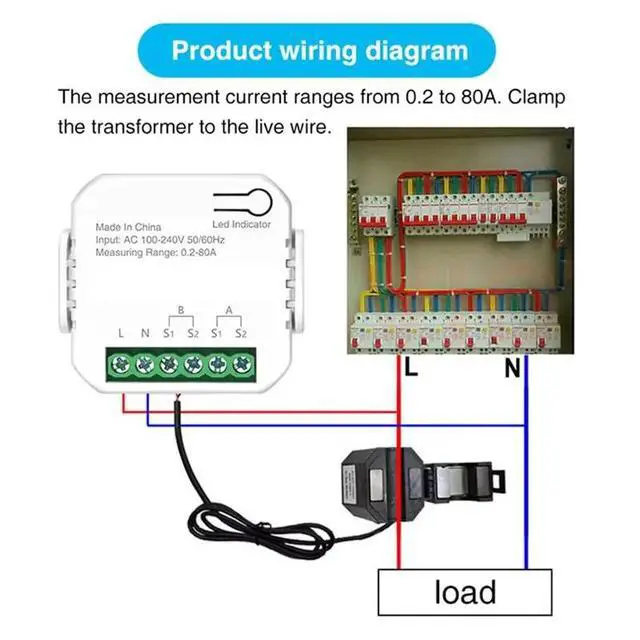 Alt view image 2 of 6 - For Smart Meter For ENERGY Monitor For Securing For ENERGY Consumption In The Home, Electricity Usage And Home
