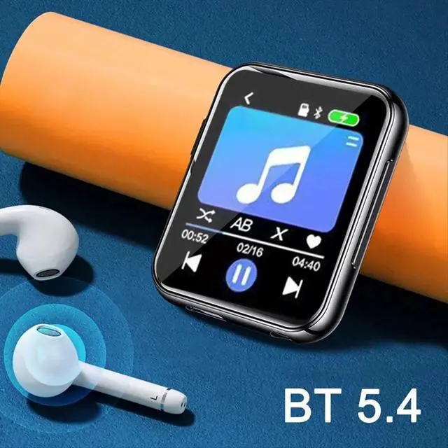 Alt view image 3 of 6 - MP3 Music Player with Bluetooth 5.4 HiFi MP4 Full Touch Screen Built-in Speaker Recorder Camera Video Player