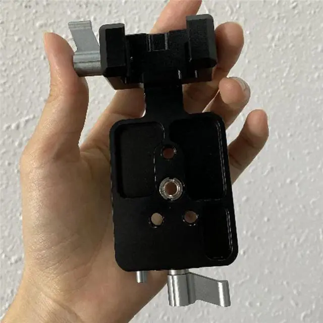 Main image of Rail Clamp Mounting Plate Cold Shoe 1/4 3/8 Vertical Adapter For RS2 RSC2 RS3 Pro RS3 Vertical Components Parts