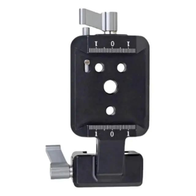 Alt view image 2 of 6 - Rail Clamp Mounting Plate Cold Shoe 1/4 3/8 Vertical Adapter For RS2 RSC2 RS3 Pro RS3 Vertical Components Parts