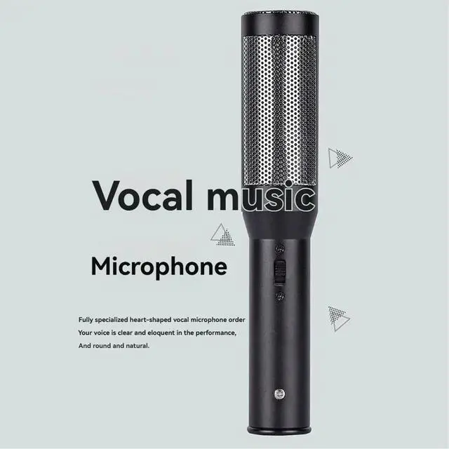 Alt view image 2 of 6 - Conference Interview Microphone Condenser Microphone Interview Recording Vlog Live Mic Super-Cardioid