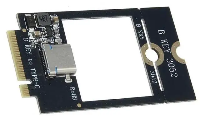 Main image of 2PCS M2 B KEY to TYPE-C Adapter Board M.2 B-Key WWAN 4G Network Card to TYPE-C Interface Adapter Board for 3042 3052