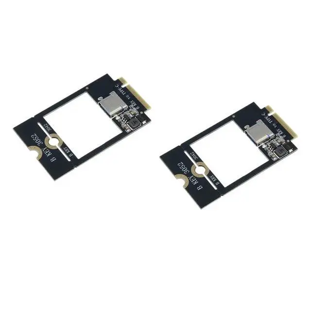 Alt view image 3 of 3 - 2PCS M2 B KEY to TYPE-C Adapter Board M.2 B-Key WWAN 4G Network Card to TYPE-C Interface Adapter Board for 3042 3052