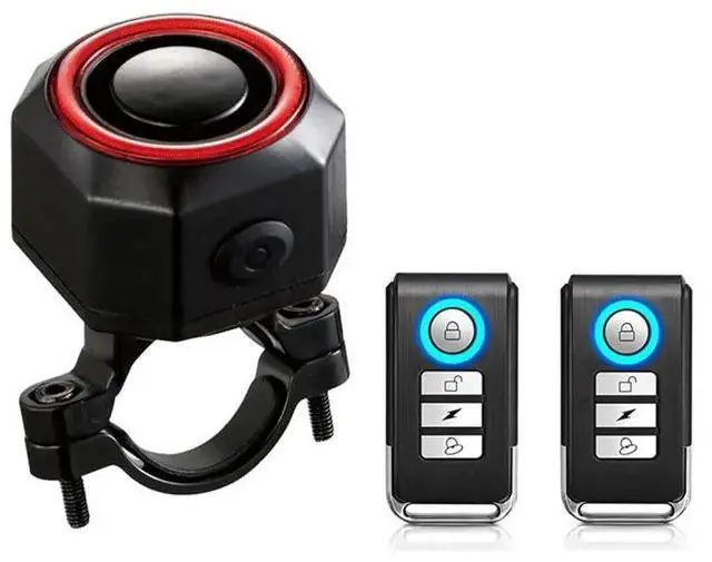 Main image of Bicycle Alarm Bike Rear Lamp Burglary Alarm Vibration Motion Sensor IP65 Waterproof