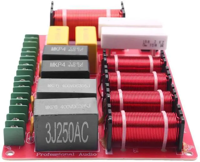 Main image of IDUD 300W 5 Way Speaker Audio Frequency Divider 2 Tweeter 2 Middle+ 1 Bass Speaker Crossover For Home Audio System
