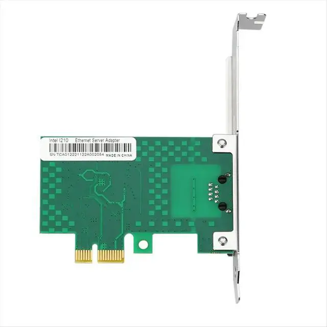 Alt view image 3 of 3 - PCI Express Network Card PCIE X1 to RJ45 Gigabit Ethernet Network Adapter for I210 Chip 1000Mbps PXE Network Card