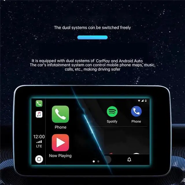 Main image of 2 In1 Smart AI Box Carplay Adapter Android Auto/Carplay USB Dongle for /Android Wired Carplay to