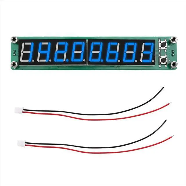 Alt view image 2 of 6 - 0.1MHz-1200MHz Signal Frequency Counter Cymometer Meter Tester with LED Display Screen for Radio,Blue Light
