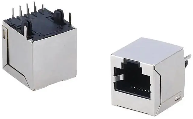 Alt view image 2 of 3 - RJ45 Network Port Terminal Block DIN Rail Mount to 8pin 6 Hole Hub Switch Serial Signal Converter RS232 RS485 RS422